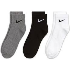 Nike Everyday Lightweight Ankle Socks 3-pack - Black/Grey/White