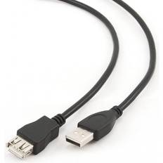 Gembird USB A-USB A - USB-kabel Kabler Gembird USB A - USB A M-F 2.0 1.8m