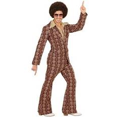 70'erne - Herrer Dragter & Tøj Widmann 70's Disco Suit Brown