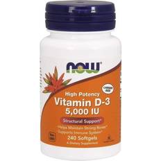 Now Foods D-vitaminer Vitaminer & Mineraler Now Foods Vitamin D 3 5000iu 240 stk