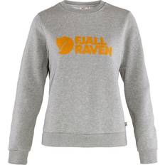 Fjällräven Dame - Sweatshirts Sweatere Fjällräven Logo Sweater W - Grey Melange