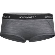 Trusser Icebreaker Women's Merino Sprite Hot Pants - Gritstone Heather/Black