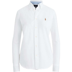 Polo Ralph Lauren Dame - L Skjorter Polo Ralph Lauren Heidi Long Sleeve Shirt - White