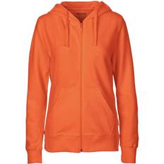 Neutral Zip Hoodie Women - Orange