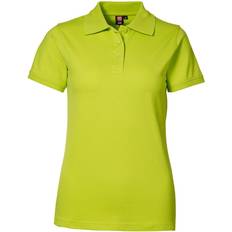 Grøn - Slids Tøj ID Ladies Stretch Polo Shirt - Lime