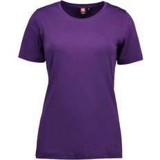 Dame - Lilla - Sweatshirts Overdele ID Ladies Interlock T-shirt - Purple