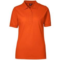 Dame - Orange - XL T-shirts & Toppe ID Ladies Pro Wear Polo Shirt - Orange