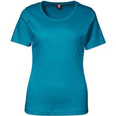 L - Turkis T-shirts ID Ladies Interlock T-shirt - Turquoise