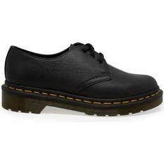 12 - 35 - Dame Lave sko Dr. Martens 1461 Virginia Leather - Black