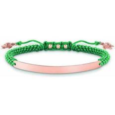 Thomas Sabo Love Bridge Bracelet - Rose Gold/Green