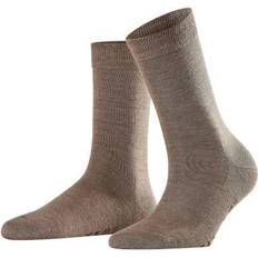 Falke Brun - Dame Strømper Falke Softmerino Women Socks - Pebble