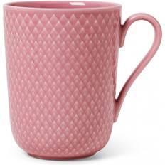 Lyngby Kaffekopper - Pink Lyngby Rhombe Krus 33cl