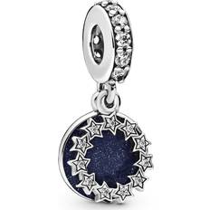 Pandora Inspirational Stars Dangle Charm - Silver/Blue/Transparent