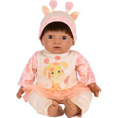 Tiny Treasures Brown Haired Doll Giraffe Outfit