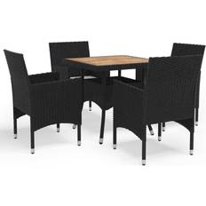 vidaXL 3058322 Havemøbelsæt, 1 borde inkl. 4 stole
