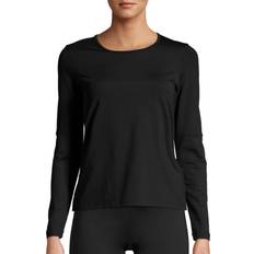 14 - Meshdetaljer T-shirts Casall Essential Mesh Detail Long Sleeve - Black