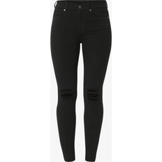 Dr. Denim Dame - XL Tøj Dr. Denim Lexy Ripped Knees Jeans - Black