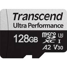 Transcend 128 GB - microSDXC Hukommelseskort & USB Stik Transcend Ultra Performance 340S microSDXC UHS-I U3 V30 A2 128GB