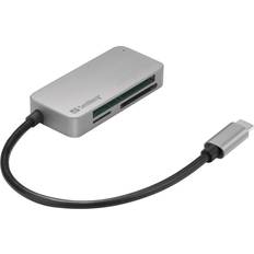 Hukommelseskortlæser Sandberg USB-C Multi Card Reader Pro