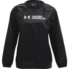 Under Armour 18 Sweatere Under Armour Women's UA Recover Shine Woven Crew Neck Top - Black/White