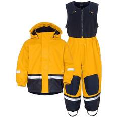 Didriksons Forstærkning på knæ Regnsæt Didriksons Boardman Kid's Rain Set - Oat Yellow (503968-321)