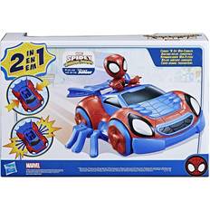 Plastlegetøj - Spider-Man Biler Hasbro Spidey & His Amazing Friends Change 'N Go Web-Crawler