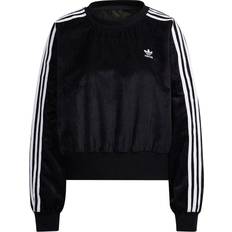 20 - 32 - Dame - S Sweatere adidas Adicolor Classics Corded Velour Oversize Sweatshirt - Black