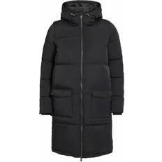 Dame - S - Sort Frakker Object Hanna Quilted Jacket - Black