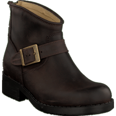 Johnny Bulls Lynlås Støvler Johnny Bulls Very Low Boot Zip Back W - Brown/Gold