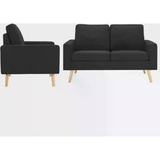 vidaXL - Sofa 130cm 1 pers., 2 personers