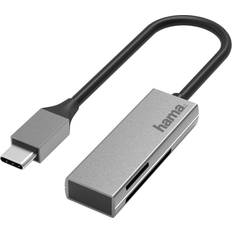 MicroSD Hukommelseskortlæser Hama USB 3.0 Card Reader for SD/microSD/SDHC/ microSDHC/SDXC/microSDXC (00200131)