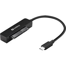 Kabeladaptere - Sort Kabler Sandberg 3.1 Gen.2 USB C - SATA M-F Adapter