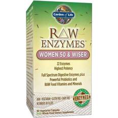 K-vitaminer Kosttilskud Garden of Life RAW Enzymes Women 50 & Wiser 90 stk