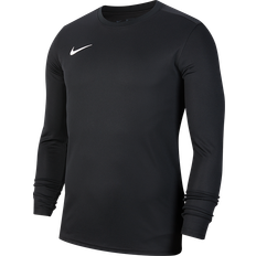 M - Slim - Sort Overdele Nike Park VII Long Sleeve Jersey Men - Black/White