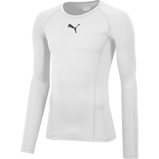 Puma 26 - Elastan/Lycra/Spandex Tøj Puma Liga Long Sleeve Baselayer Men - White