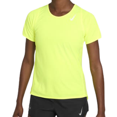 Nike Gul - XL Overdele Nike Dri-FIT Race Short-Sleeve Running T-shirt Women - Volt