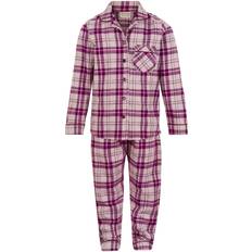 Ternede Nattøj Minymo Check Pajamas - Violet Ice (131666-6706)