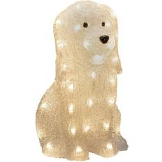 Konstsmide Julebelysning Konstsmide Acrylic Sitting Dog Julelampe 31cm