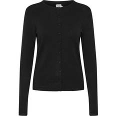 Saint Tropez Rund hals Tøj Saint Tropez Mila Knitted Cardigan - Black