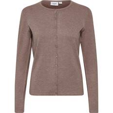 Saint Tropez Mila Knitted Cardigan - Antler Melange