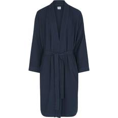 Blå - Viskose Morgenkåber & Badekåber JBS Bamboo Bathrobe - Dark Blue