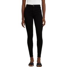 River Island Polyester Bukser & Shorts River Island Molly Mid Rise Skinny Jeans - Black