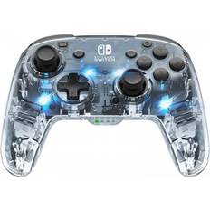 PDP 1 - Nintendo Switch Gamepads PDP Afterglow Deluxe+ Audio Wireless Controller - Transparent