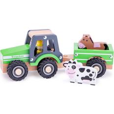 Traktorer New Classic Toys Tractor with Trailer & Animals