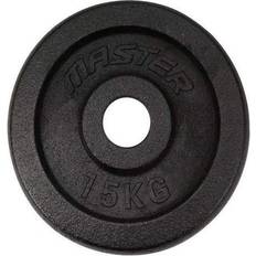 15 kg - 30 mm Vægtskiver Master Fitness School Weight 30mm 15kg