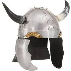 VidaXL Hovedbeklædninger vidaXL Fantasy Viking Helmet Larp Silver Steel