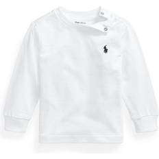 Ralph Lauren T-shirts Børnetøj Ralph Lauren Polo Baby Boys Long Sleeve T-shirt - White