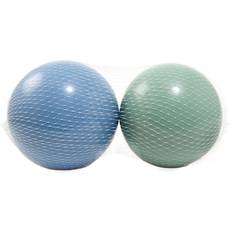 Magni Udespil Magni 2 Plastikbolde i net (grøn og blå 15cm)