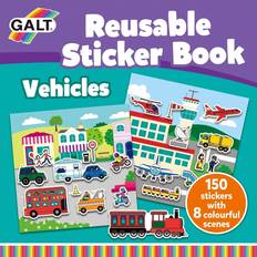 Galt Plastlegetøj Galt Reusable Sticker Book Vehicles