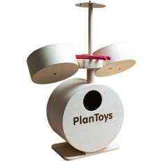 Plantoys Trælegetøj Musiklegetøj Plantoys Drum Set, Plan Toys Musical Toys